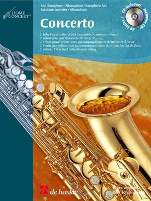Concerto - 2 solo Pieces with Wind Ensemble Accompaniment - pro alto saxofon